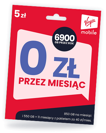 0 zł przez miesiąc, 6900 GB przez rok